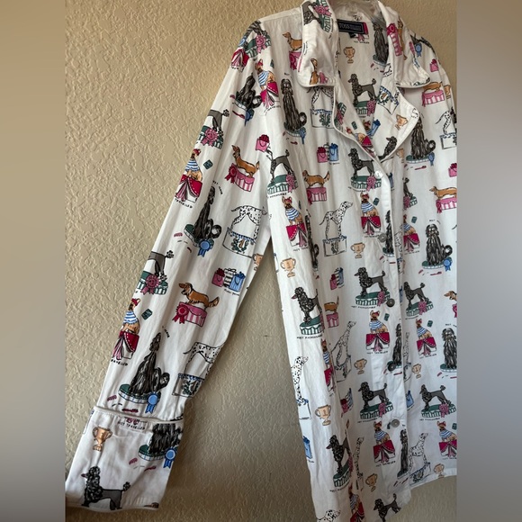 Toss Designs Nightshirt L/XL Dogs “Best In‎ Show” 100% Cotton - Picture 2 of 8